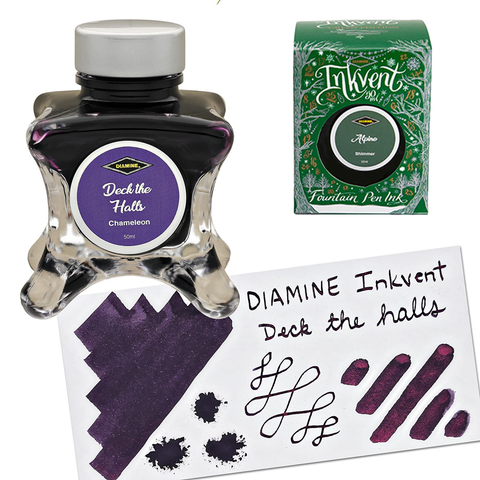 Diamine Inkvent Green Edition Chameleon Deck The Halls Mürekkep