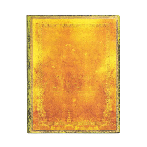 Old Leather Ochre Softcover Defter