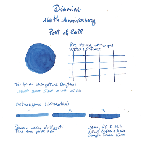 Diamine Ink 160.yıl Dolmakalem Mürekkebi Port of Call 75 ml