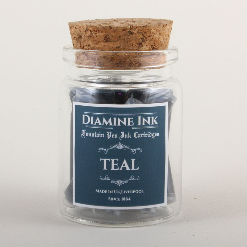 Diamine Teal Kartuş (12 adet)