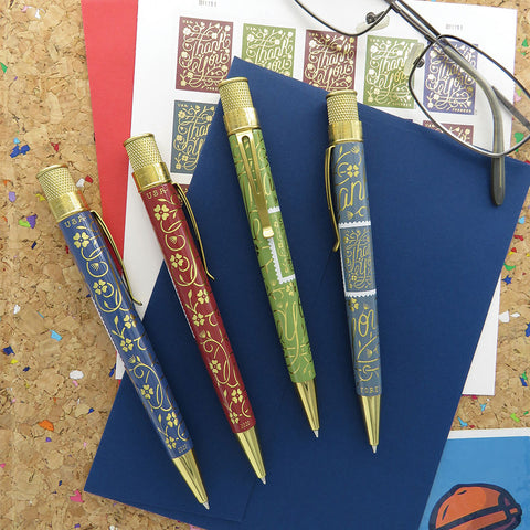 USPS® - Thank You Stamp Maroon Roller Kalem
