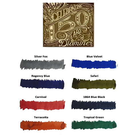 Diamine Ink 150.yıl Dolmakalem Mürekkebi Silver Fox