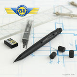 Stealth Mat Siyah Mekanik Kurşun Kalem