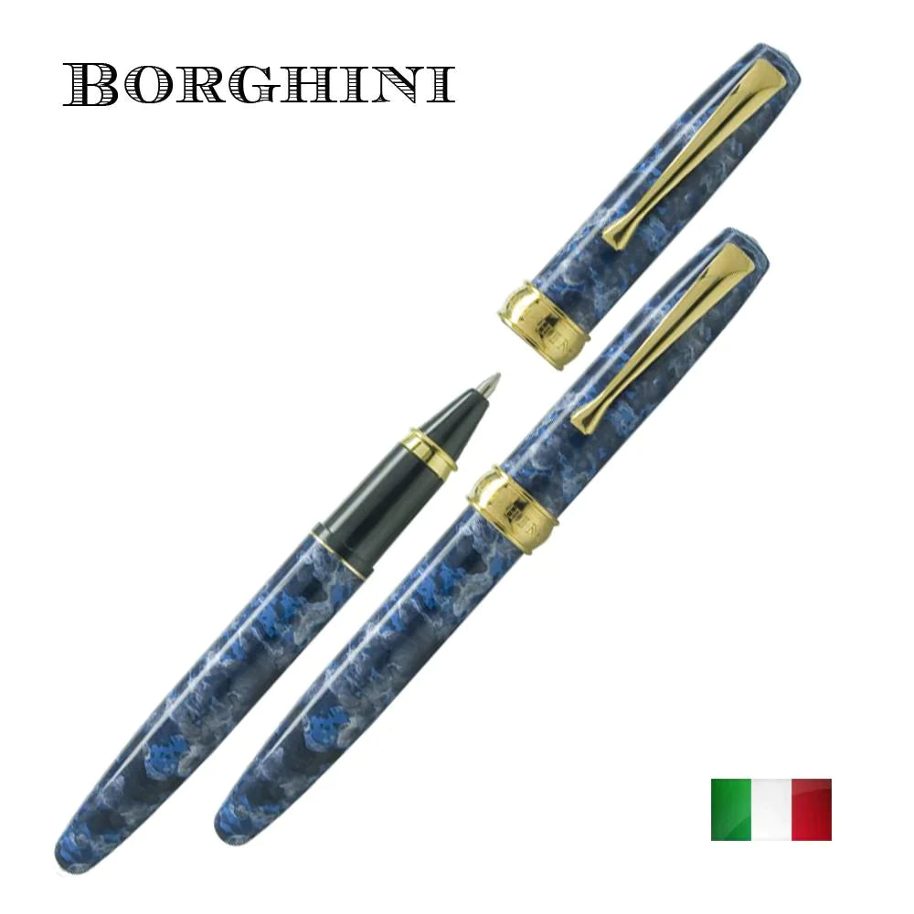Borghini Tortoise Mavi Kapaklı Tükenmez Kalem