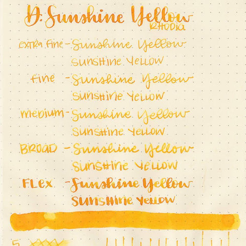 Diamine Dolmakalem Mürekkebi Sunshine Yellow