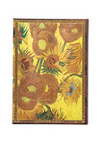 Van Gogh,Sunflowers Manyetik Kapak Midi Defter