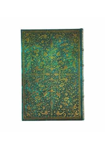Emerald Flower Mini Defter