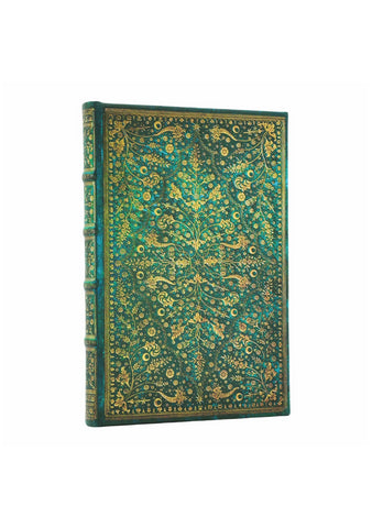 Emerald Flower Mini Defter