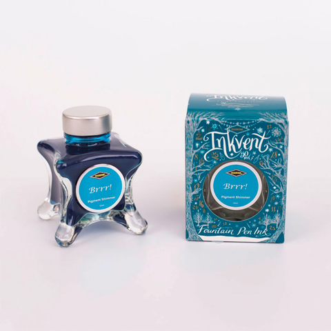 Diamine Inkvent Teal Edition Pigment Shimmer Brrr! Mürekkep
