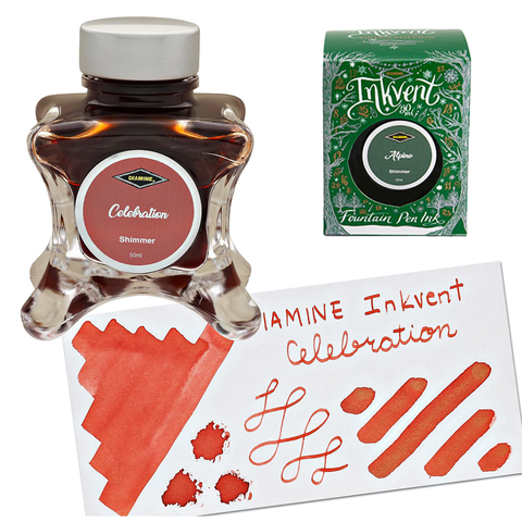 Diamine Inkvent Green Edition Shimmer Celebration Mürekkep