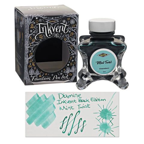 Diamine Inkvent Black Edition Chameleon Mint Twist Mürekkep