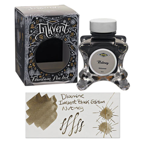 Diamine Inkvent Black Edition Shimmer Nutmeg Mürekkep