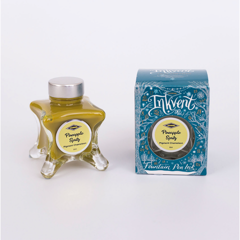 Diamine Inkvent Teal Edition Pigment Chameleon Pineapple Spritz Mürekkep