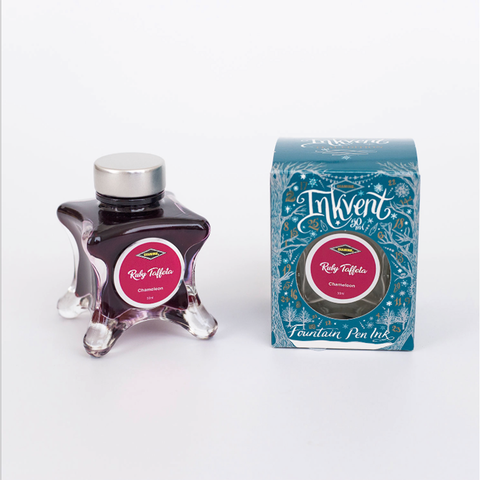 Diamine Inkvent Teal Edition Chameleon Ruby Tafetta Mürekkep