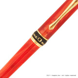 Serpens Rosso Venato Versatil Kalem