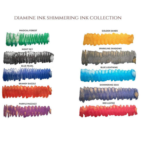 Diamine Ink Shimmering Mürekkep Sparkling Shadows