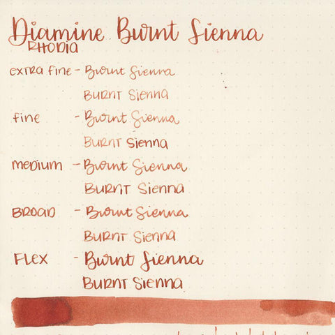 Diamine Burnt Sienna Dolmakalem Mürekkebi