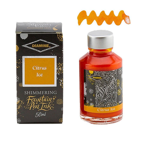 Diamine Ink Shimmering Mürekkep Citrus Ice 2018