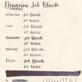 Diamine Jet Black Kartuş (6 adet)