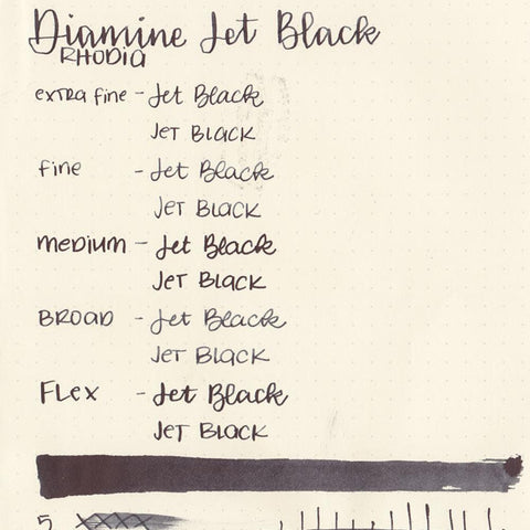 Diamine Jet Black Kartuş (6 adet)
