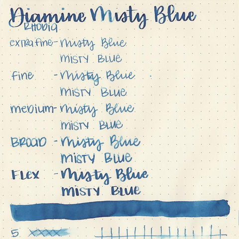 Diamine Dolmakalem Mürekkebi Misty Blue