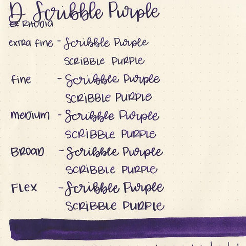 Diamine Dolmakalem Mürekkebi Scribble Purple 80 ml