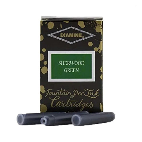 Diamine Sherwood Green Kartuş (6 adet)